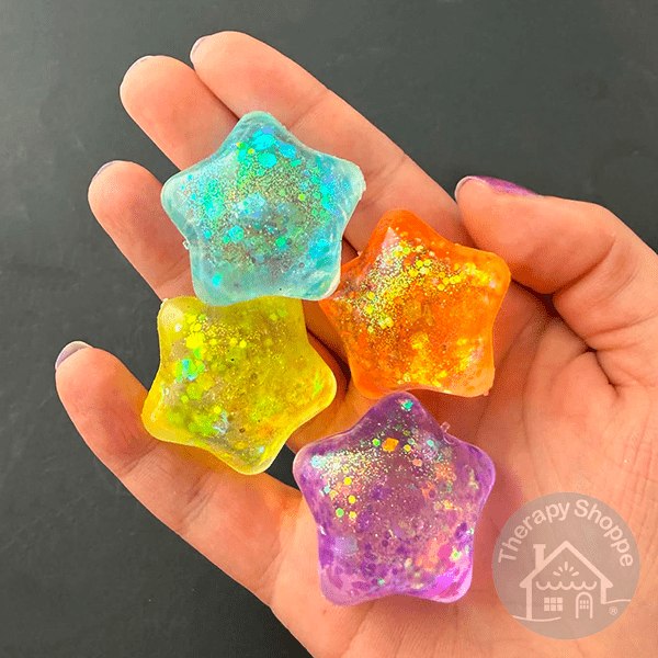 mini glitter star sugar squishers
