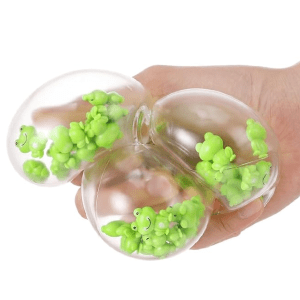frog filled balls