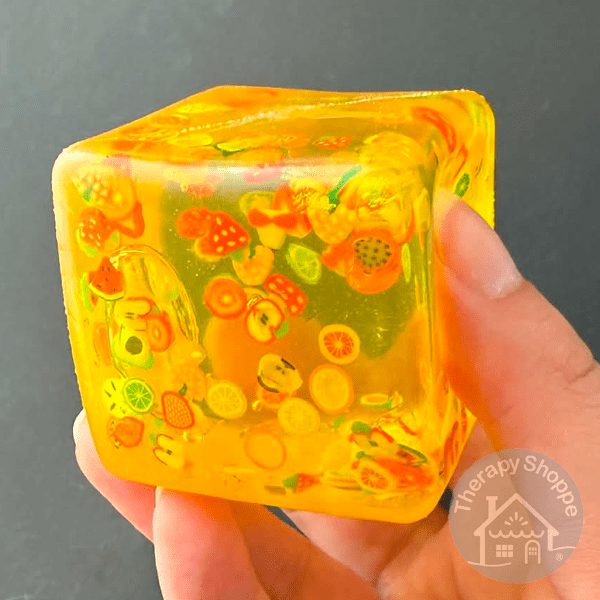 fruit sugar stress cube