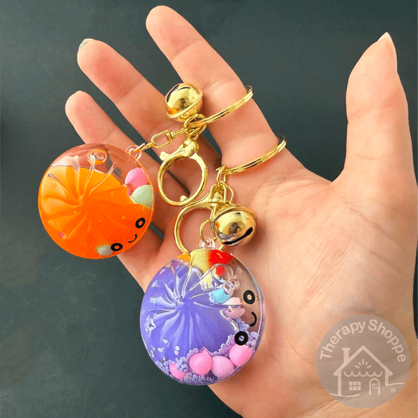 mystery dumpling keychain
