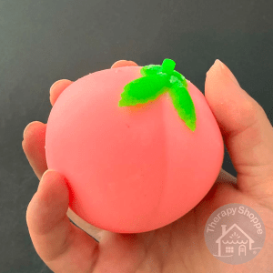peach squishy ball