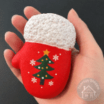 squishy christmas mitten