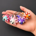 3D Printed Axolotl Fidget Keychain