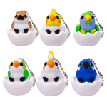 Bird in An Egg Fidget Clicker Keychain