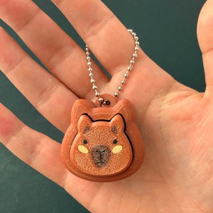 capybara clicker keychain