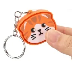 cat fidget clicker keychain