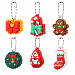 Christmas Fidget Clicker Keychain