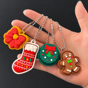 christmas clicker keychain