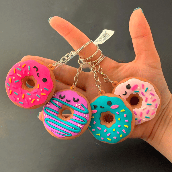 donut keychain