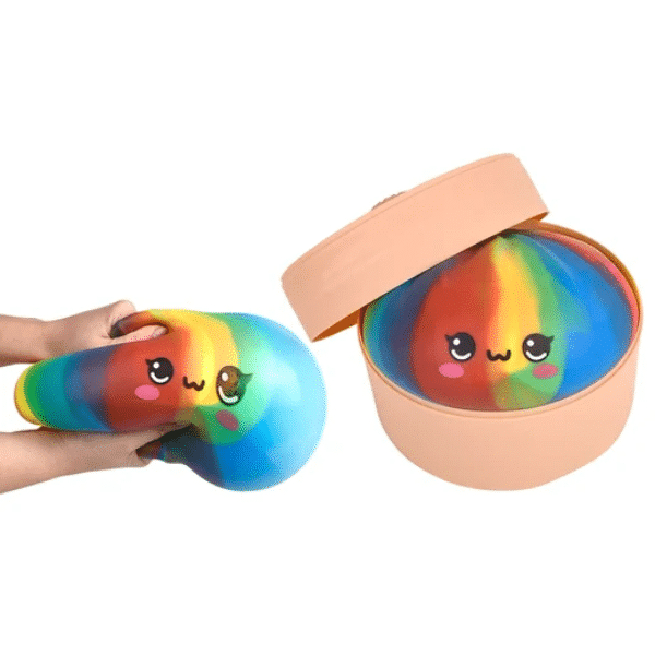 giant rainbow dumpling