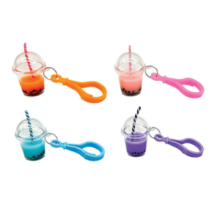 Mini Boba Tea Backpack Clips