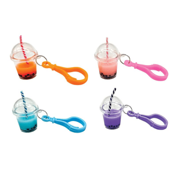 Mini Boba Tea Backpack Clips