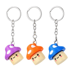 Mushroom Fidget Clicker Keychain