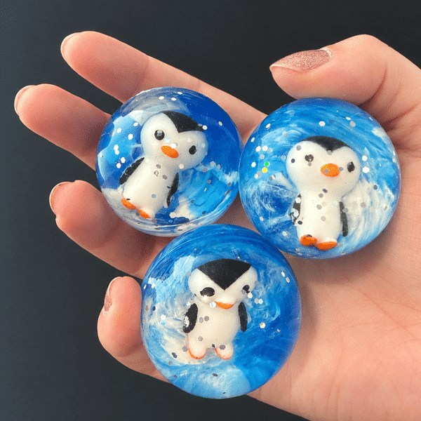 penguin bouncy ball