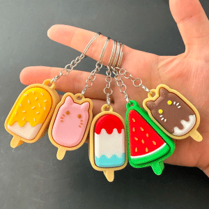 Popsicle Fidget Clicker Keychain