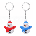 snowman clicker keychain